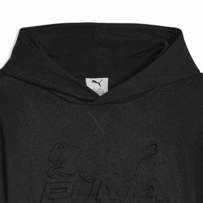 Essentials Embossed fleece-hettegenser til små barn