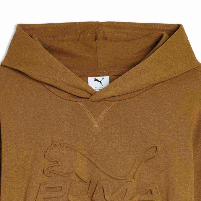 Essentials Embossed fleece-hettegenser til små barn
