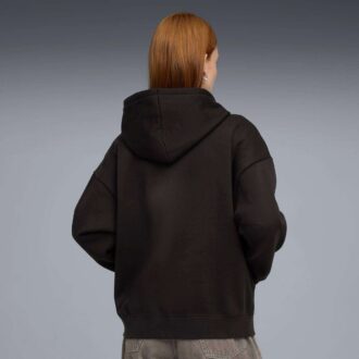 Essentials Fleece Hettegenser med Glidelås for Kvinner