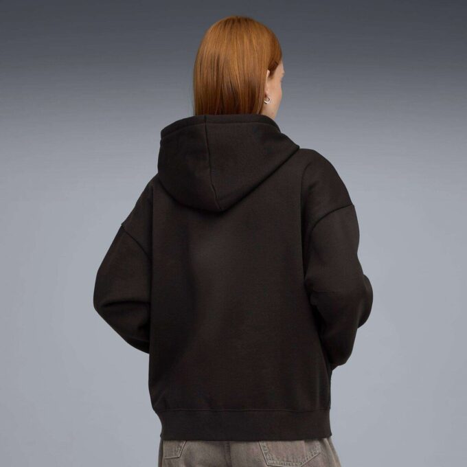 Essentials Fleece Hettegenser med Glidelås for Kvinner