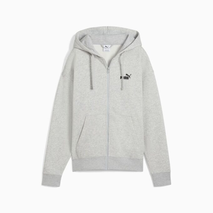 Essentials Fleece Hettegenser med Glidelås for Kvinner