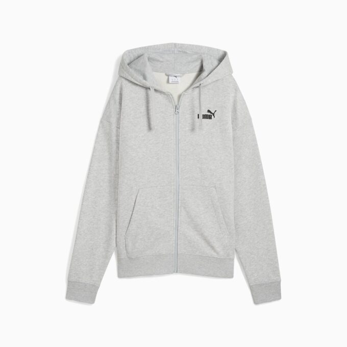 Essentials Liten No. 1 Logo French Terry Dame Komfort Full Zip Hettegenser