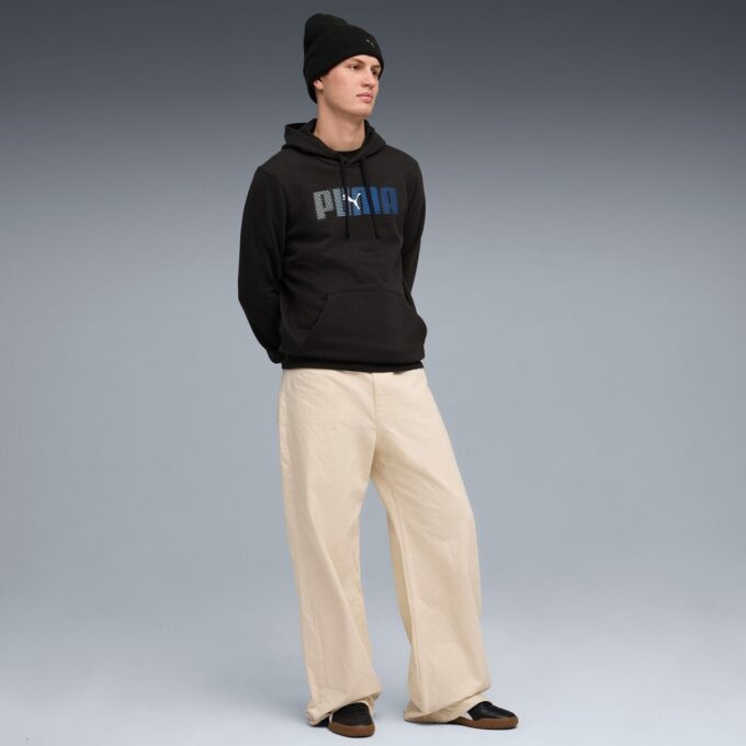 Essentials Logo Lab Menn Fleece Hettegenser