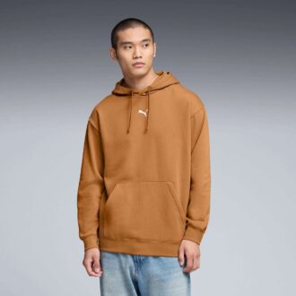 Essentials Menn Avslappet Fleece Hettegenser