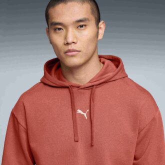 Essentials Menn Avslappet Fleece Hettegenser