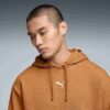 Essentials Menn Avslappet Fleece Hettegenser