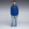 Essentials Menn Avslappet Fleece Hettegenser