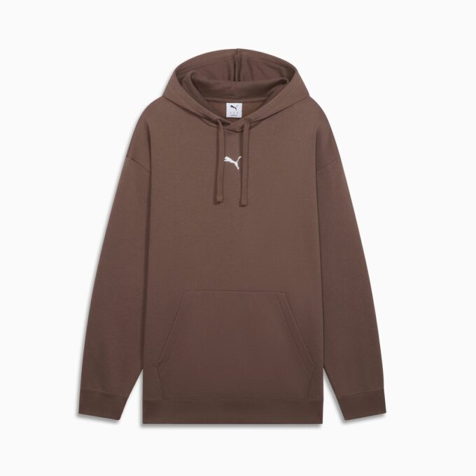 Essentials Menn Avslappet Fleece Hettegenser