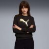 Essentials Metallic Dame Genser med rund hals