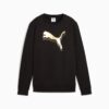 Essentials Metallic Dame Genser med rund hals