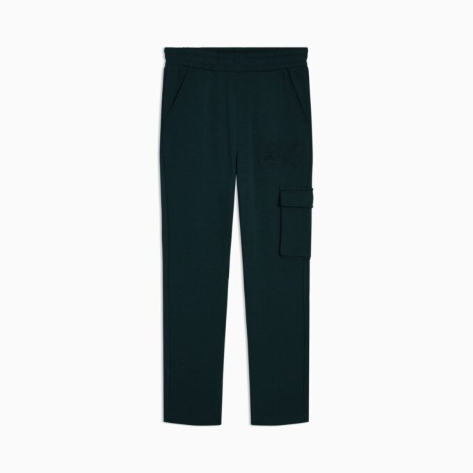 Essentials pregede fleece cargo-joggebukser til små barn