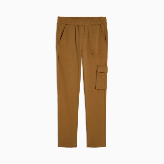 Essentials pregede fleece cargo-joggebukser til små barn