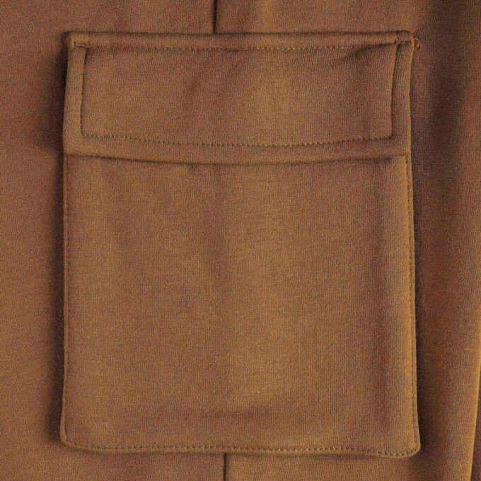 Essentials pregede fleece cargo-joggebukser til små barn