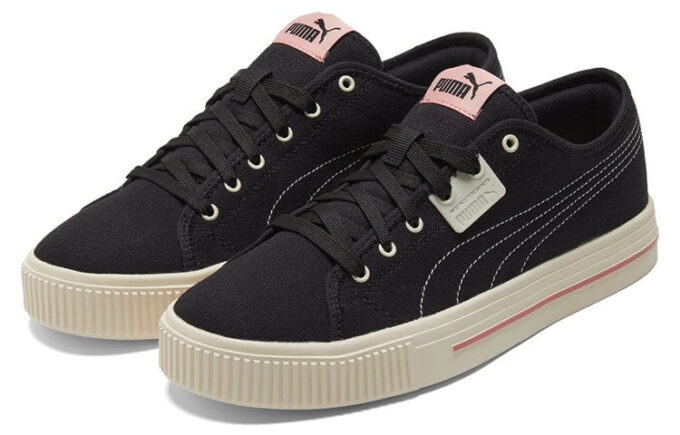 Ever Cv Casual Skateboarding Sko Unisex Svart Rosa