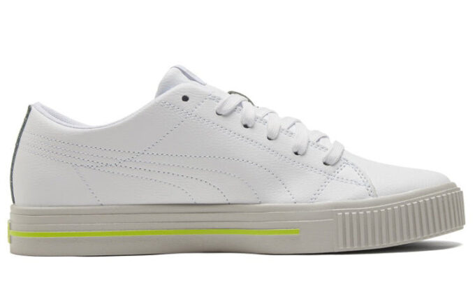 Ever Low Top Casual Skatesko Hvit Gul Unisex &laquo;Hvit Gul Grå&raquo;