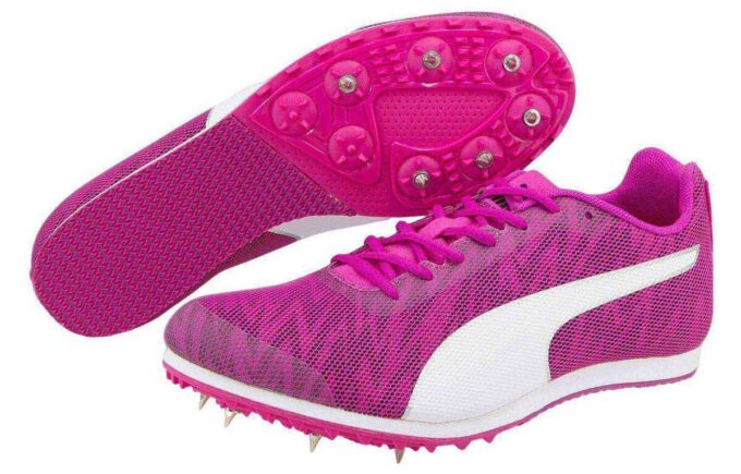 Evo Speed  Star 7 friidrettssko «lilla hvit»