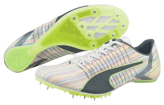 evoSPEED Tokyo Brush 3 friidrett «Hvit Grønn»