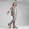 EVOSTRIPE hettegenser med glidelås til store barn