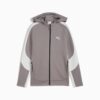 EVOSTRIPE hettegenser med glidelås til store barn