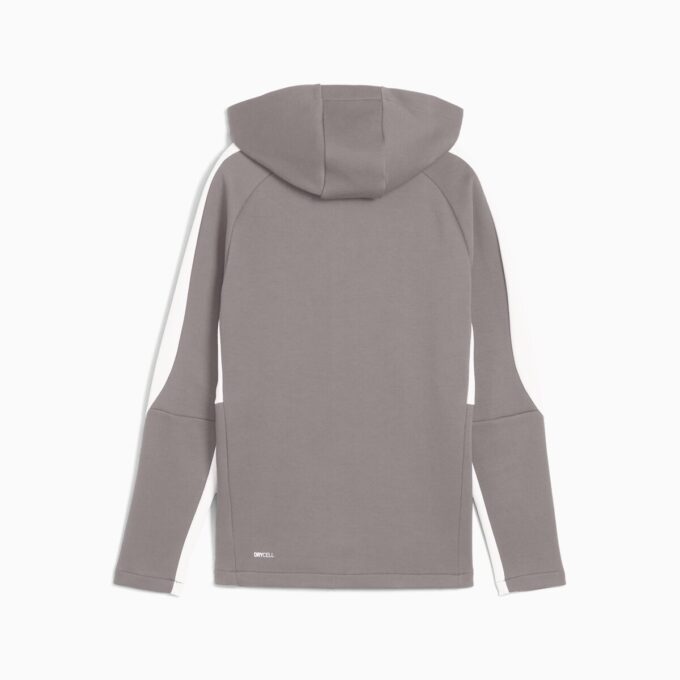 EVOSTRIPE hettegenser med glidelås til store barn