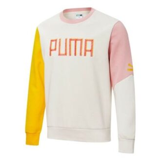 Fargerik brodert logogenser &laquo;Hvit gul rosa&raquo;