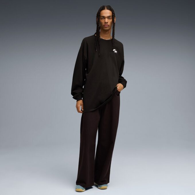 FENTY x PUMA x SMURFS Overdimensjonert langermet skjorte