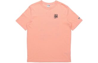 Fersken Downtown Graphic T-skjorte «Rosa Svart»