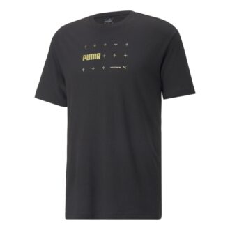 Foliegrafikk-T-skjorte «Svart»
