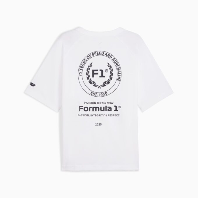 Formel 1® 75 år herre avslappet t-skjorte