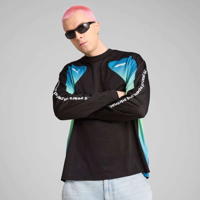 Formula 1® Menn Oversized Langermet T-skjorte