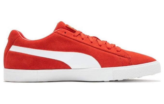 Fusion Suede For All Time LE Golfsko &laquo;Rød Hvit&raquo;