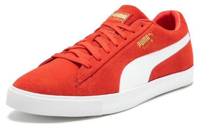 Fusion Suede For All Time LE Golfsko &laquo;Rød Hvit&raquo;