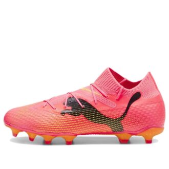 Future 7 Pro FG/AG Fotballsko med snøring &laquo;Rosa&raquo;