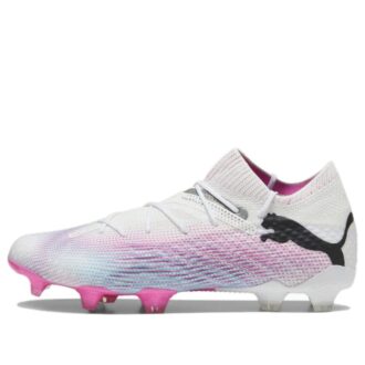 Future 7 Ultimate FG/AG Fotballsko &laquo;Hvit Rosa Svart&raquo;