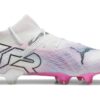 Future 7 Ultimate FG/AG Fotballsko &laquo;Hvit Rosa Svart&raquo;