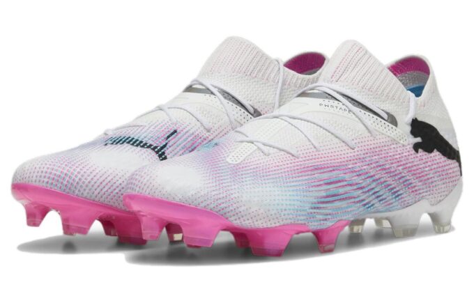 Future 7 Ultimate FG/AG Fotballsko &laquo;Hvit Rosa Svart&raquo;
