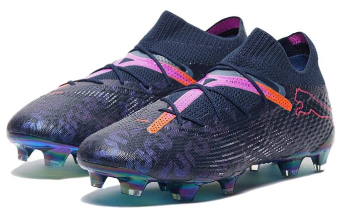 Future 7 Ultimate FG/AG Fotballsko &laquo;Marineblå Rosa Rød&raquo;