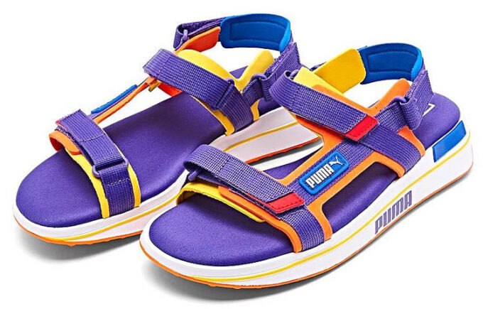 Future Rider Game On Sandal &laquo;Lilla Hvit&raquo;