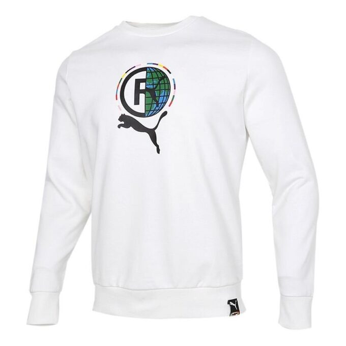Game Graphic Crew Neck Genser &laquo;Hvit Svart Grønn&raquo;