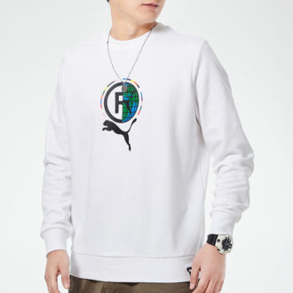 Game Graphic Crew Neck Genser &laquo;Hvit Svart Grønn&raquo;