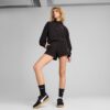 Garderobe Essentials Dame Avslappet Cropped Hettegenser