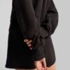 Garderobe Essentials Dame Avslappet Cropped Hettegenser