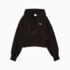 Garderobe Essentials Dame Avslappet Cropped Hettegenser