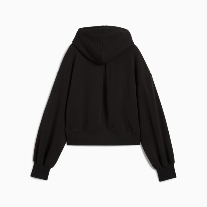 Garderobe Essentials Dame Avslappet Cropped Hettegenser
