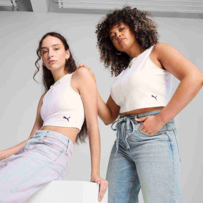 Garderobe Essentials Dame Ribbet Crop Top