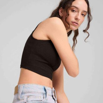 Garderobe Essentials Dame Ribbet Crop Top