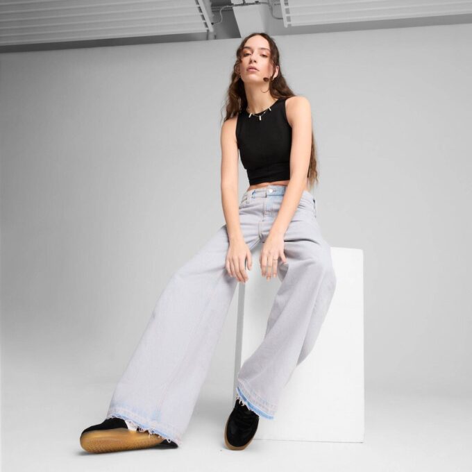Garderobe Essentials Dame Ribbet Crop Top