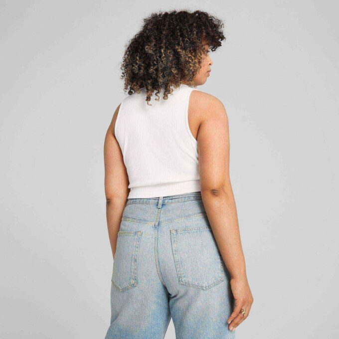 Garderobe Essentials Dame Ribbet Crop Top