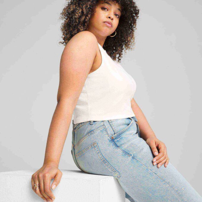 Garderobe Essentials Dame Ribbet Crop Top