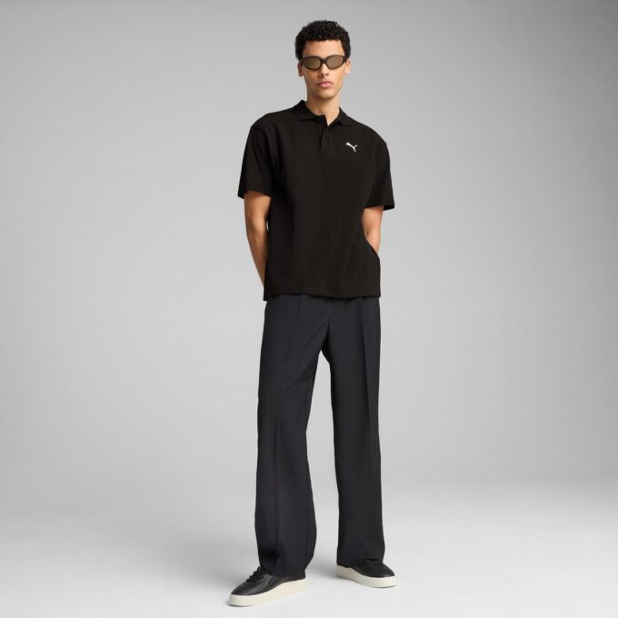 Garderobe Essentials Herre Avslappet Pique Poloskjorte